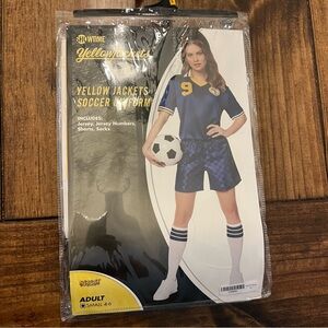Yellowjackets Soccer Player Halloween Costume Cosplay - Small